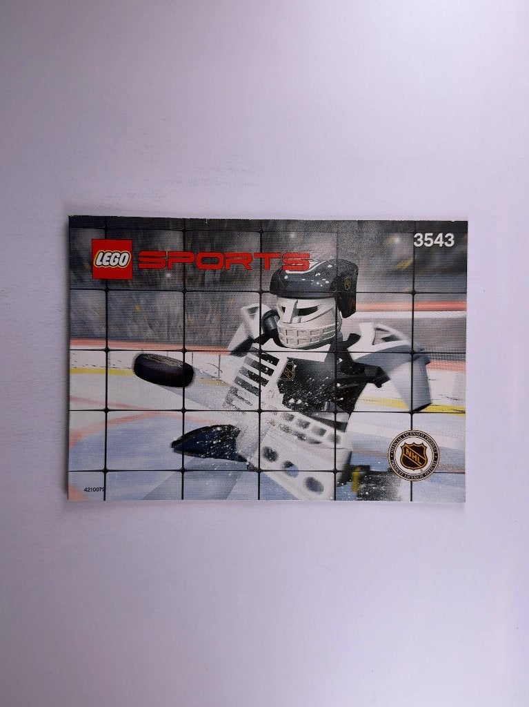 LEGO Sports 3543 (Instructions) for Set 3543 Slammer Goalie, Kinderen en Baby's, Speelgoed | Duplo en Lego, Gebruikt, Overige thema's