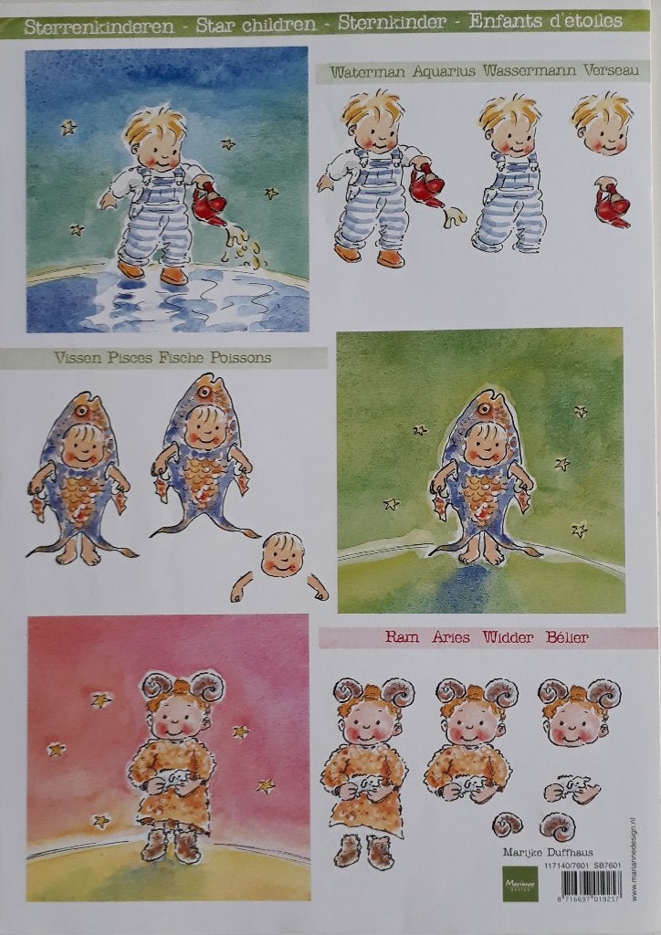 kaa. 26 knipvellen van 'marianne design' (pakket 4), Ophalen of Verzenden, Nieuw, Overige thema's, Knipvel