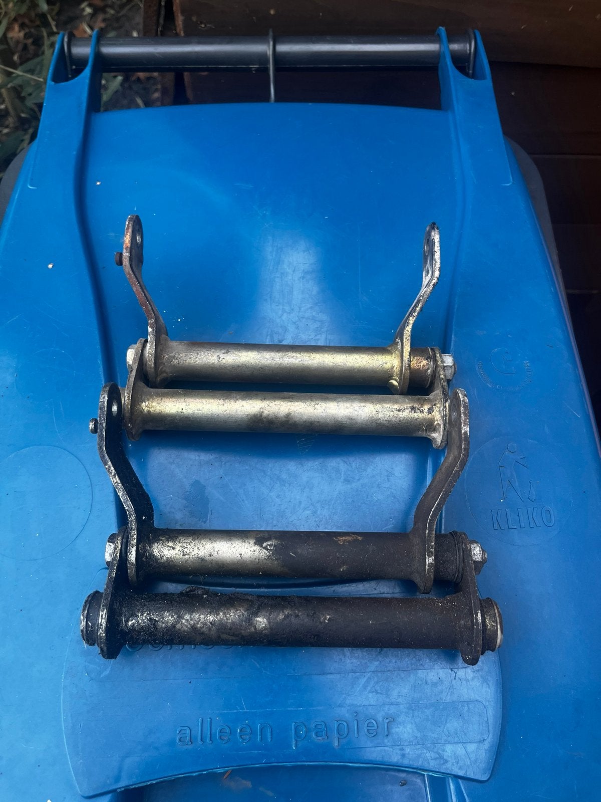Piaggio gilera subframe swingarm 125/180cc, Ophalen of Verzenden, Zo goed als nieuw, Blok
