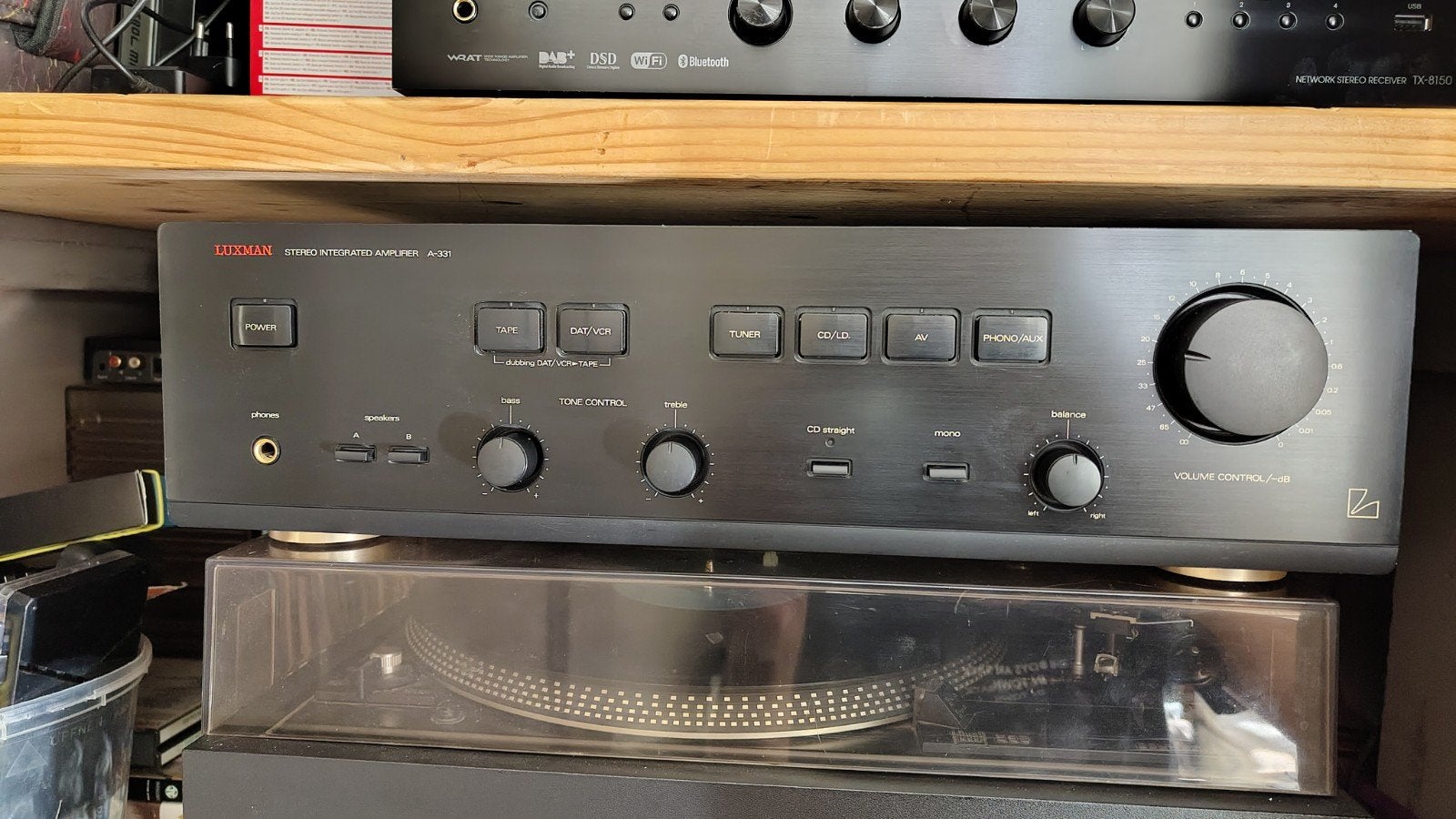 Nette Luxman A-331 geïntegreerde versterker, Overige merken, Gebruikt, Ophalen of Verzenden, 60 tot 120 watt