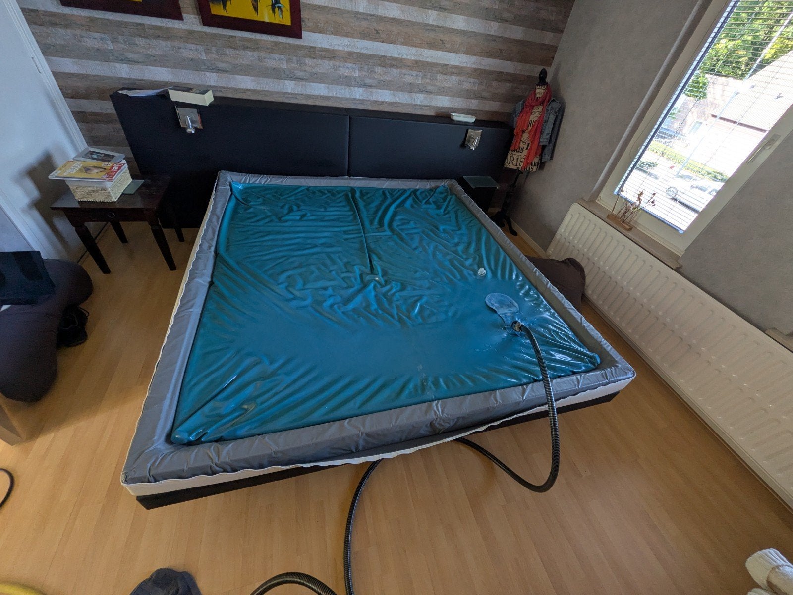 ombouw (water)bed te koop, Duo-systeem, Tweepersoons, Ophalen of Verzenden, Zo goed als nieuw