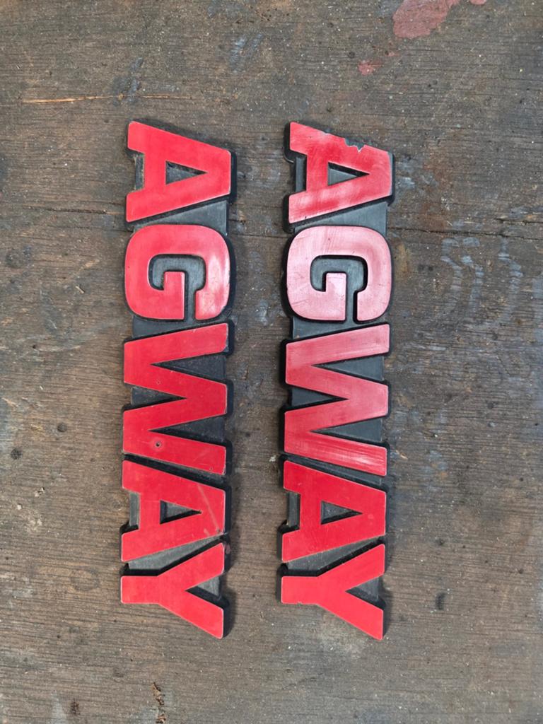 Agway zitmaaier logo, Ophalen of Verzenden, Zo goed als nieuw