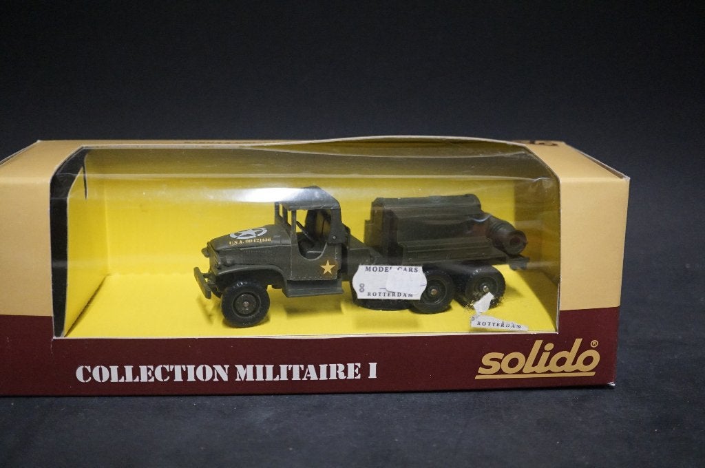 Solido GMC compressor truck - 1/50 - TOP, Ophalen of Verzenden, Zo goed als nieuw, Bus of Vrachtwagen, Overige merken