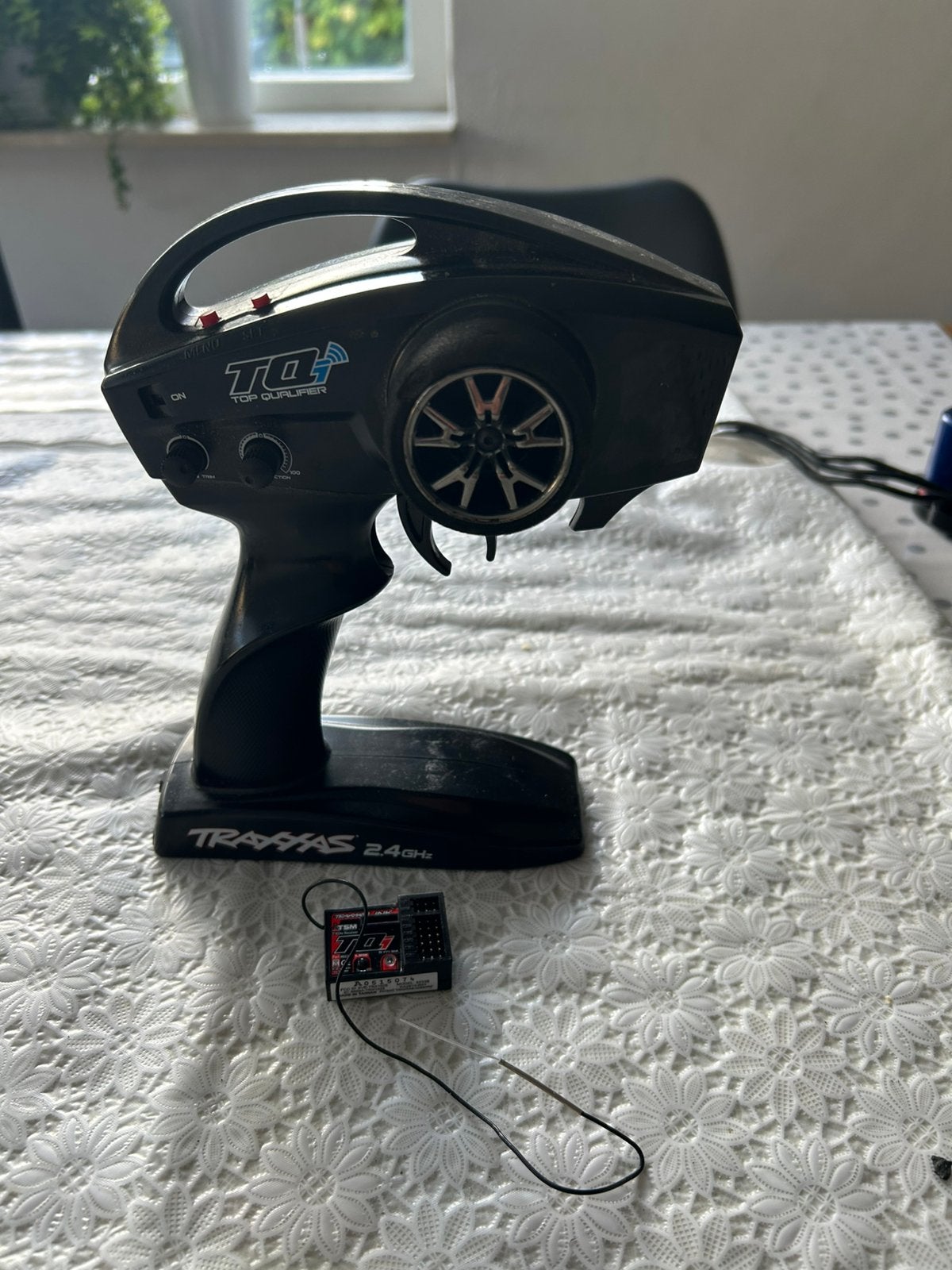Traxxas TQi zender met TSM ontvanger, Elektro, Ophalen of Verzenden, Zo goed als nieuw, Onderdeel