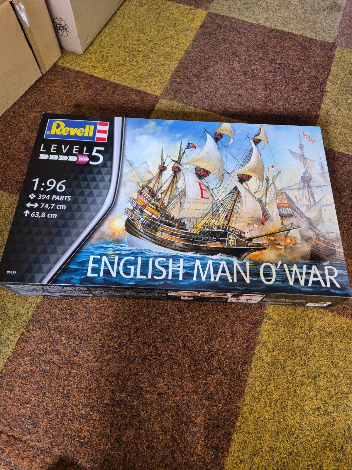 Revell 05429 ENGLISH MAN O'WAR, Ophalen of Verzenden, Nieuw, 1:200 of kleiner, Revell