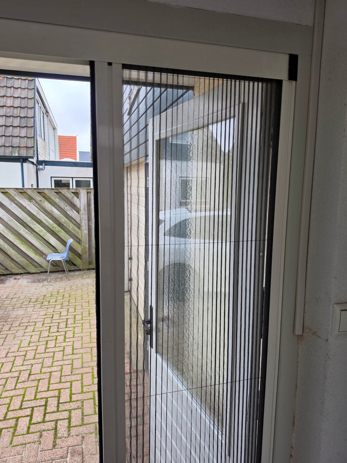 Hamstra Plissedeur - Hordeur voor binnen of buiten, Ophalen, Kunststof, Minder dan 80 cm, Hordeur