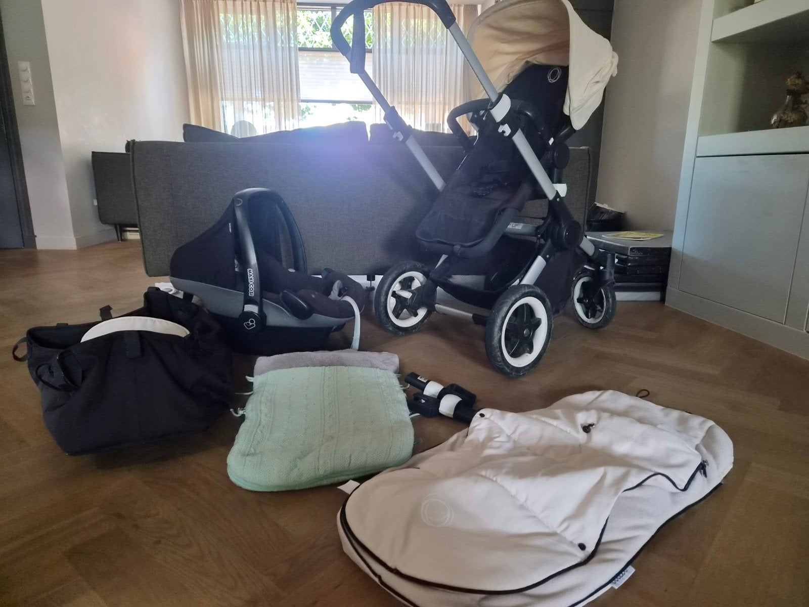 Bugaboo compleet met Maxi-Cosi en accessoires, Kinderen en Baby's, Kinderwagens en Combinaties, Ophalen of Verzenden