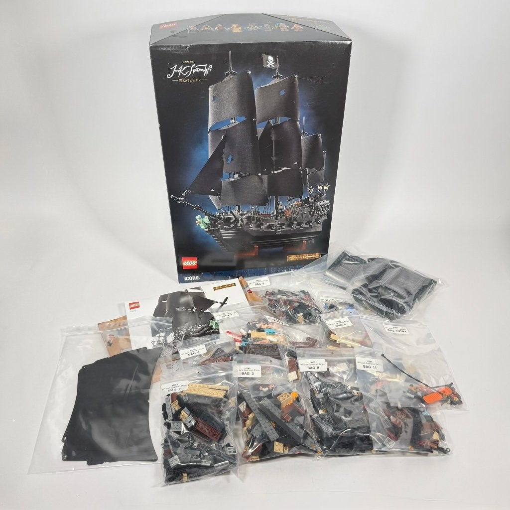LEGO Disney 10365 Captain Jack Sparrow’s Pirate Ship, Lego, Ophalen of Verzenden, Zo goed als nieuw, Complete set