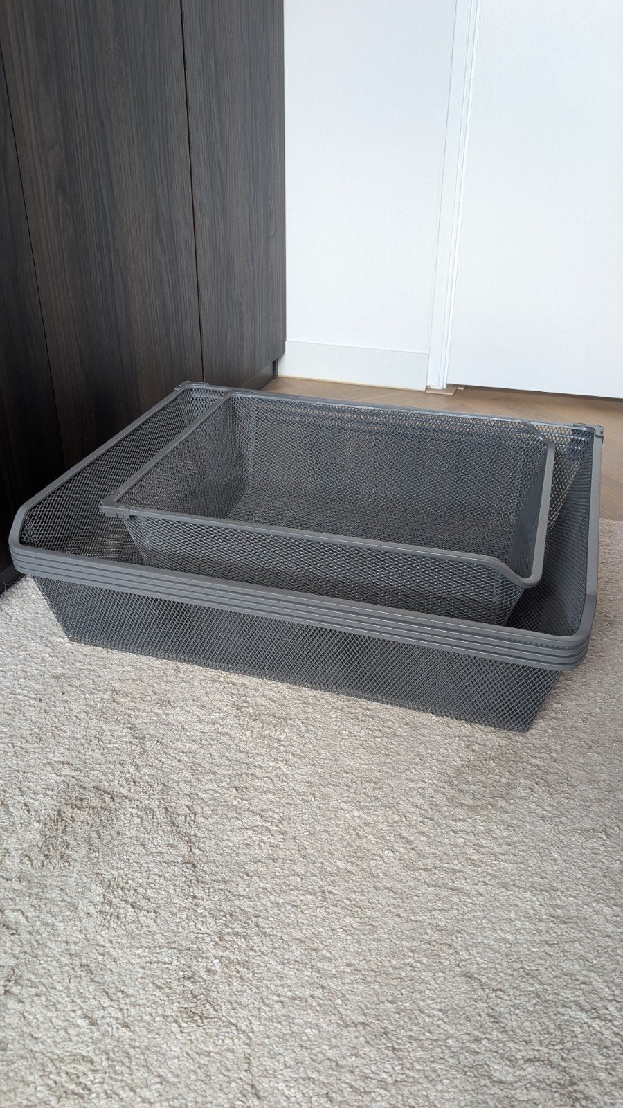 Ikea PAX KOMPLEMENT Fijndraadmanden Grijs (5 stuks), Ophalen