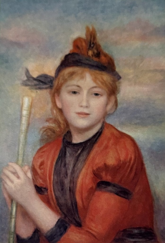 00393  RENOIR ~ de wandelaarster (1888)