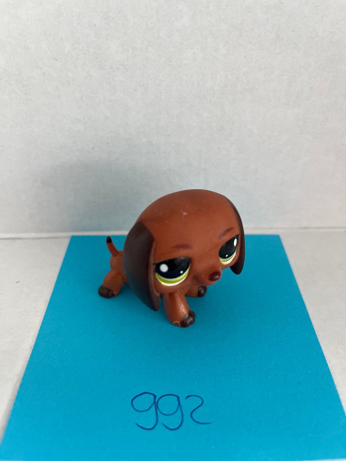 LPS Teckel #992 Littlest Pet Shop Bruine Teckel, Ophalen of Verzenden, Gebruikt