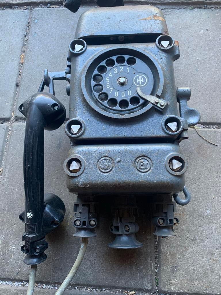 Vintage Funke + Huster EX Telefoon - Industrieel Design, Ophalen