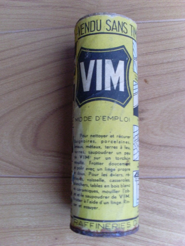 Vintage verpakking VIM, Ophalen of Verzenden, Gebruikt, Verpakking