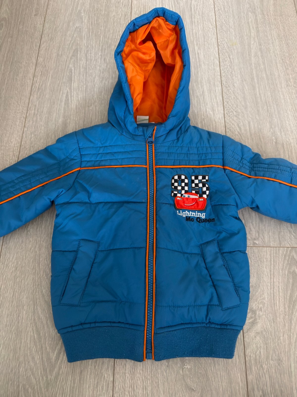 Disney Baby Cars Lightning McQueen winterjas - maat 6M, Ophalen, Zo goed als nieuw, Jongen