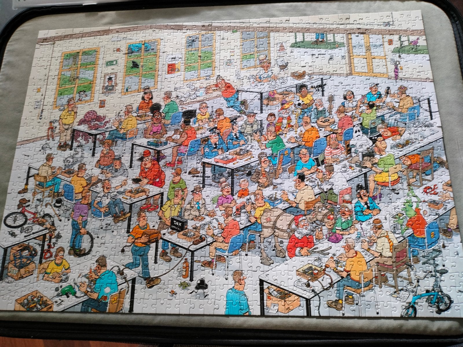 Jan van Haasteren Kunnen wij het maken 1000 stukjes, Ophalen, 500 t/m 1500 stukjes, Zo goed als nieuw