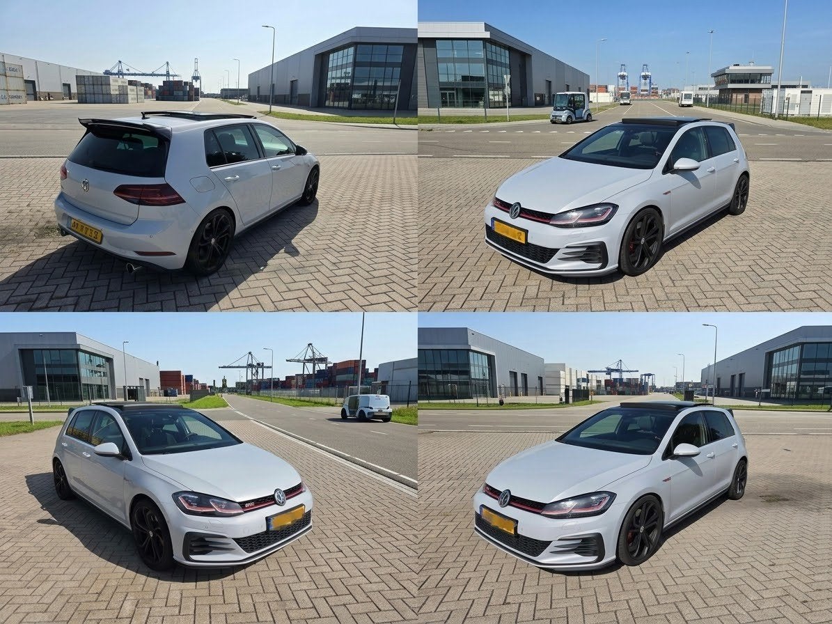 VW Golf GTI TCR Packet pano, Auto's, Dealer onderhouden, Zwart, 4 cilinders, Alcantara