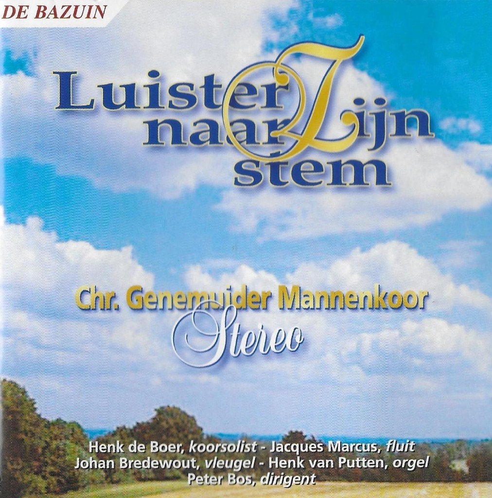 CHR.GENEMUIDER MANK. 'STEREO' - LUISTER NAAR ZIJN STEM., Cd's en Dvd's, Cd's | Religie en Gospel, Verzenden, Zo goed als nieuw