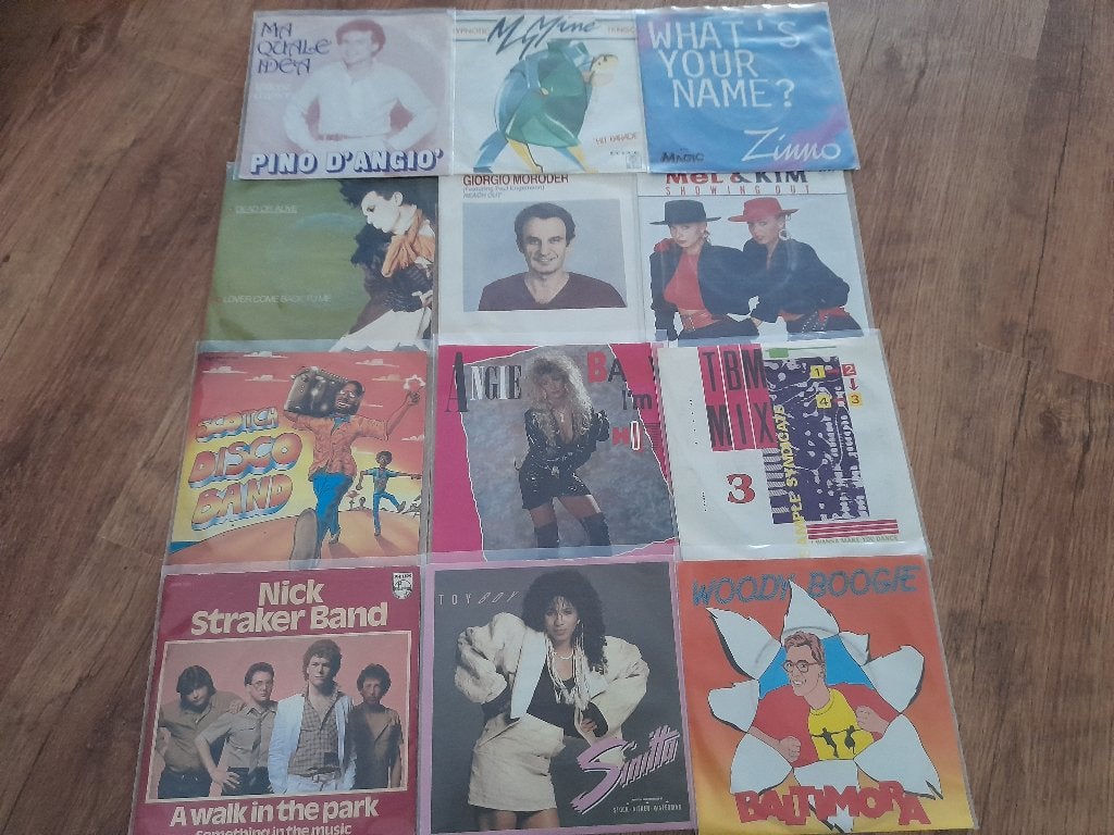 20 Vinyl Singles (disco/italo), Gebruikt, 7 inch, Ophalen of Verzenden, Dance en House