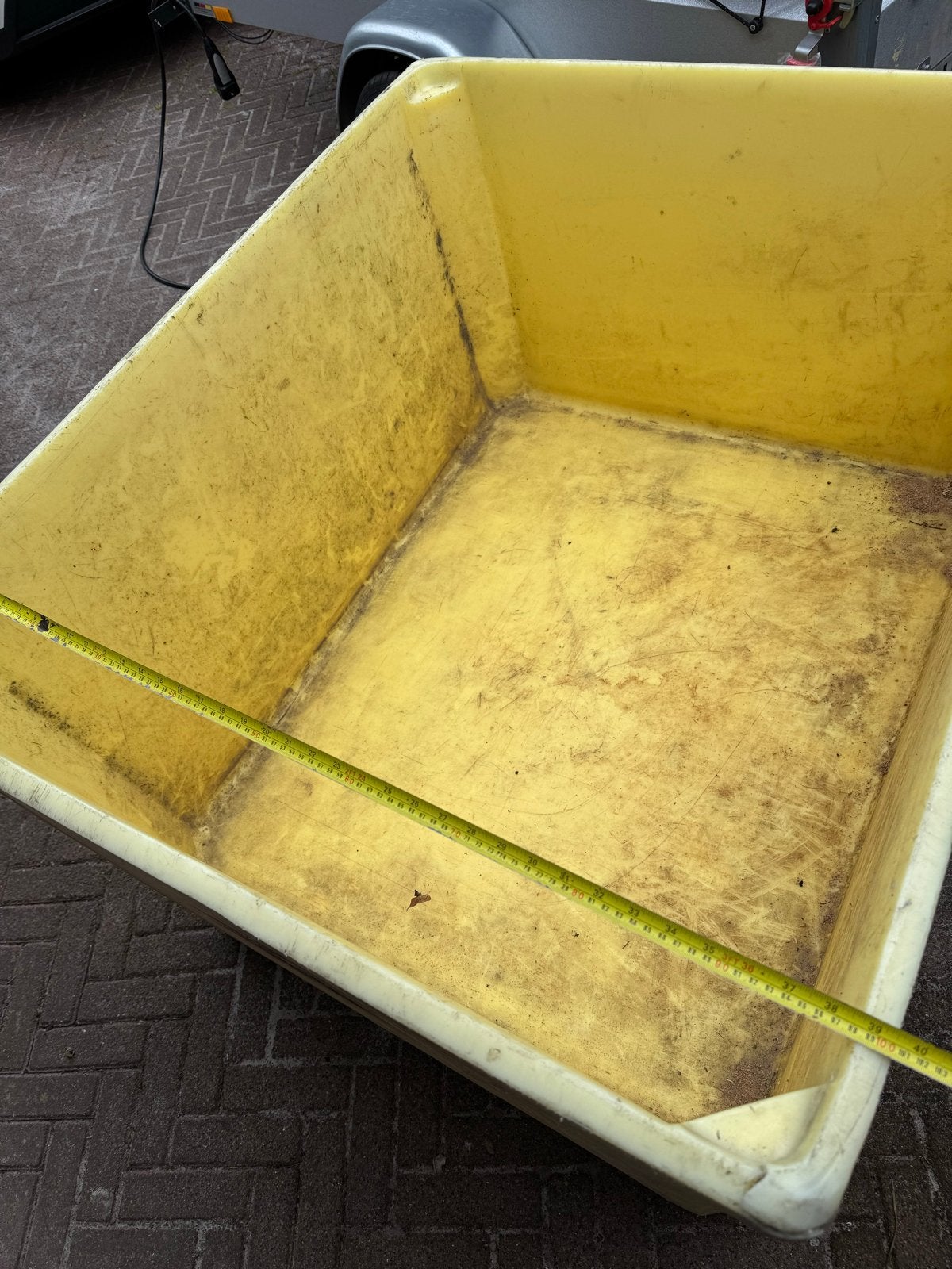 Bak ton vat krat waterdicht, Tuin en Terras, Regentonnen, Ophalen, Gebruikt