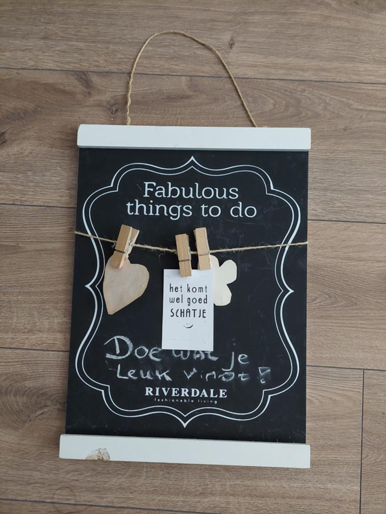 Een bord om op te schrijven., Huis en Inrichting, Ophalen