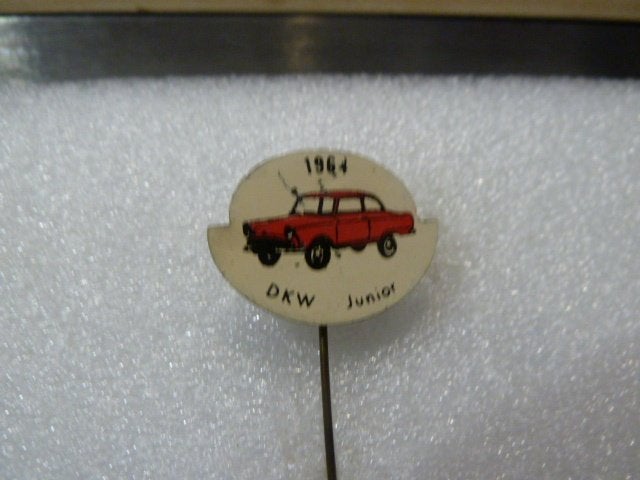Vintage DKW Junior 1964 Speldje, Ophalen of Verzenden, Gebruikt, Transport, Speldje of Pin