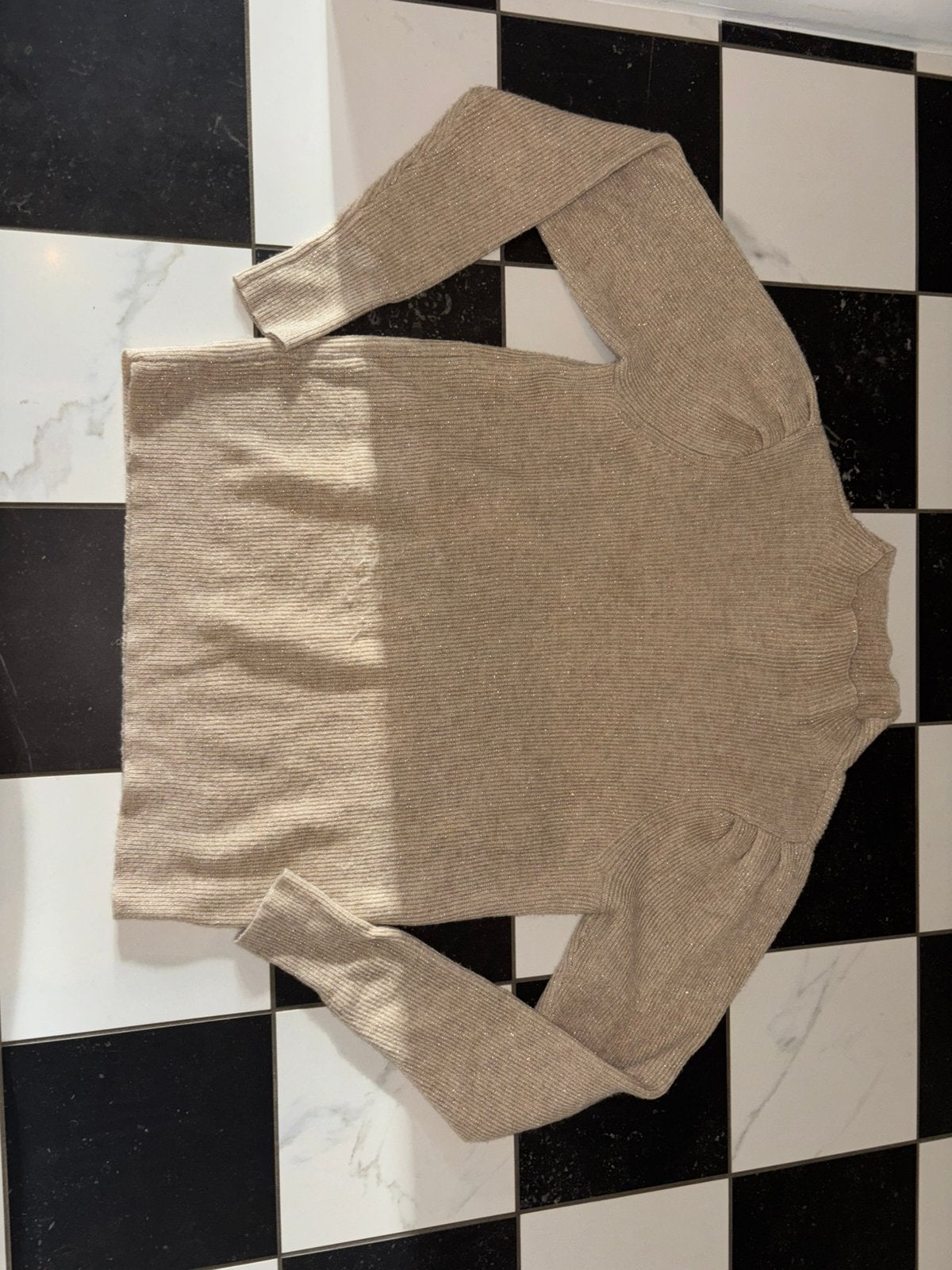 Nukus trui M, Ophalen of Verzenden, Gedragen, Maat 38/40 (M), Beige