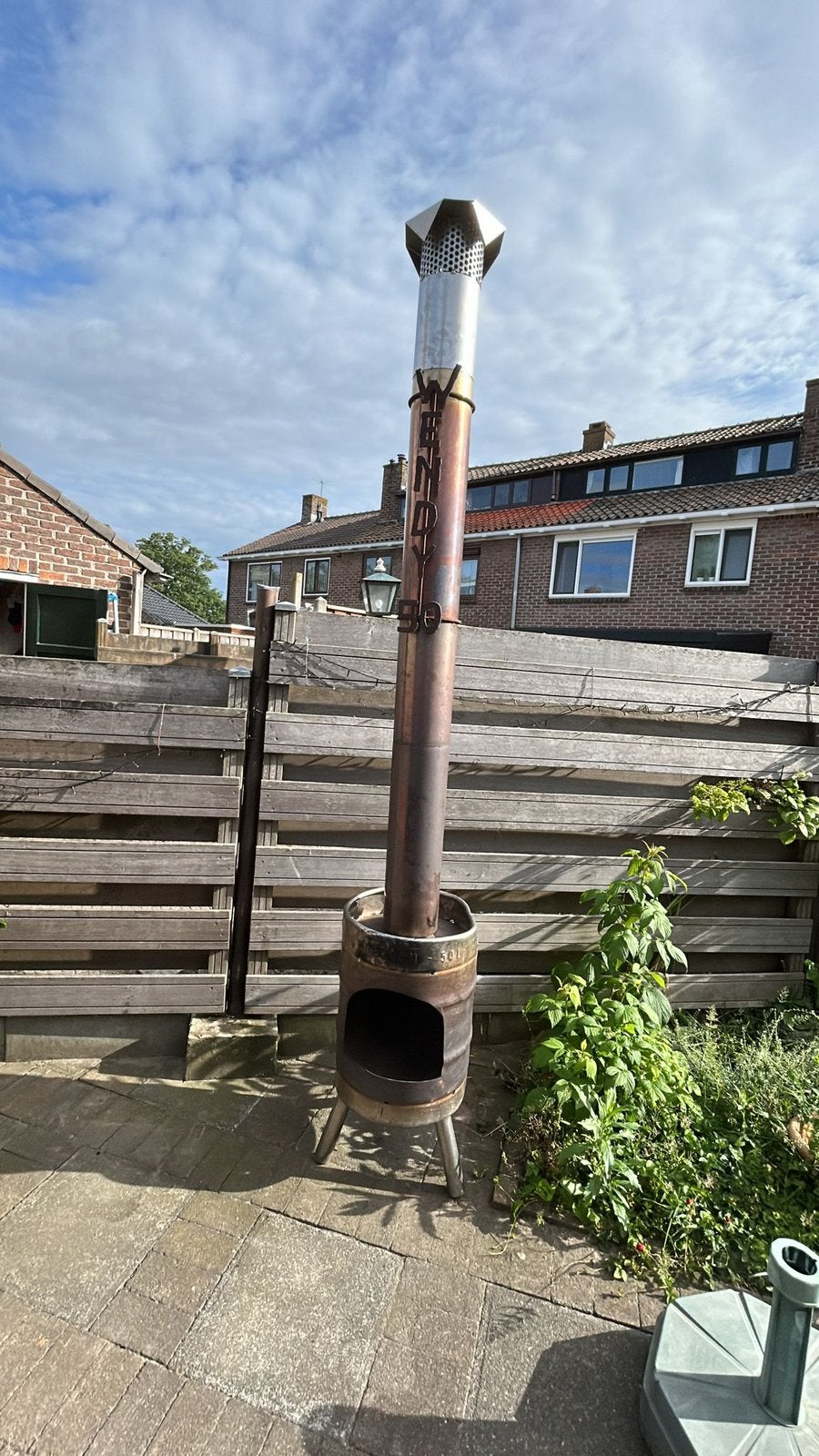 rvs Bierfust buitenhaard terraskachel tuinkachel tuinhaard, Ophalen of Verzenden, Nieuw