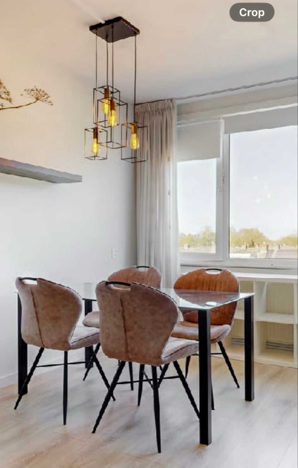 Gratis glazen eettafel in nette gebruikte staat, Huis en Inrichting, Gebruikt, Glas, Rechthoekig, 50 tot 100 cm