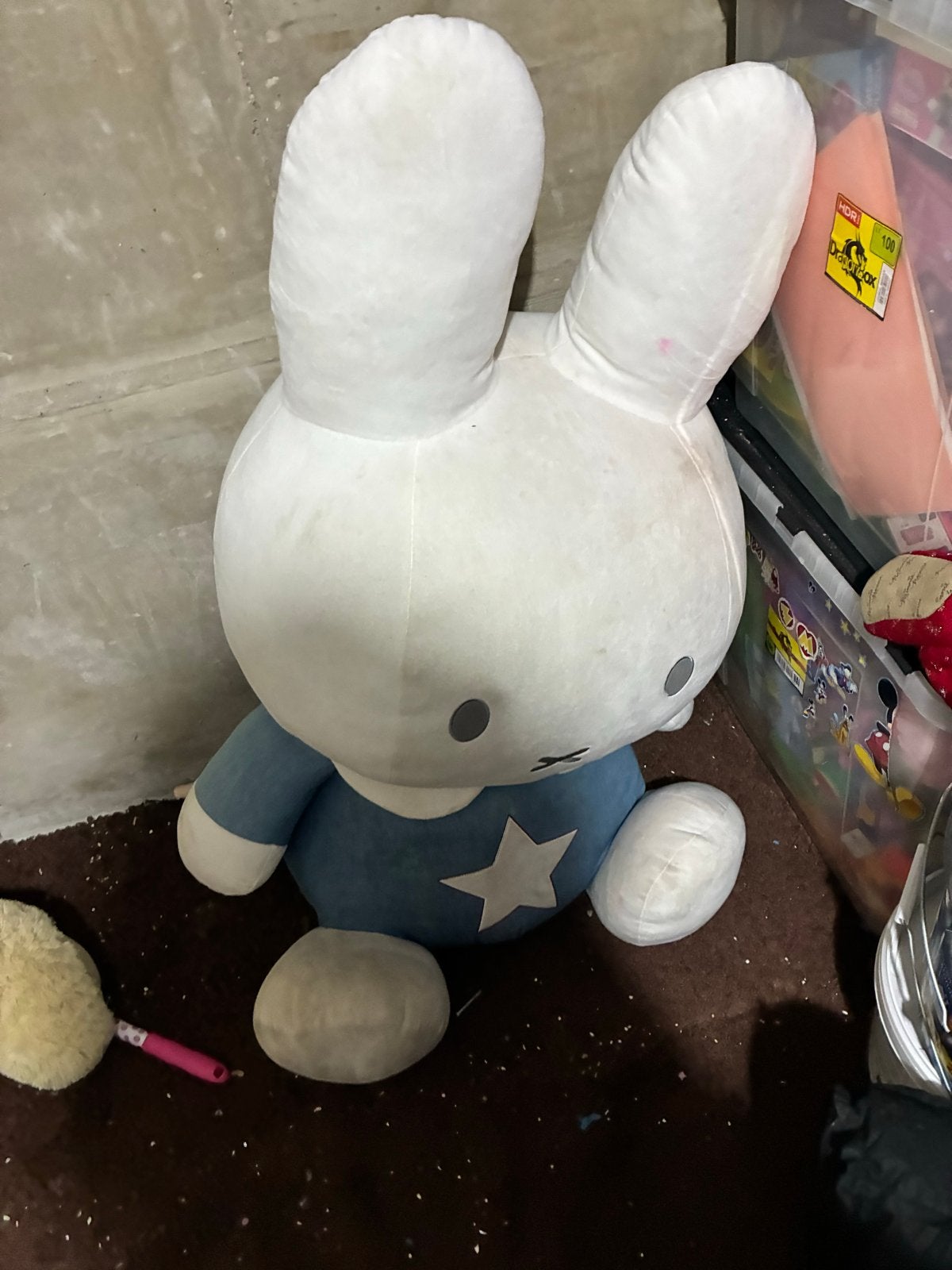 Grote Nijntje knuffel (1m) en beer (80cm), Gebruikt, Verzenden, Beer, Nijntje