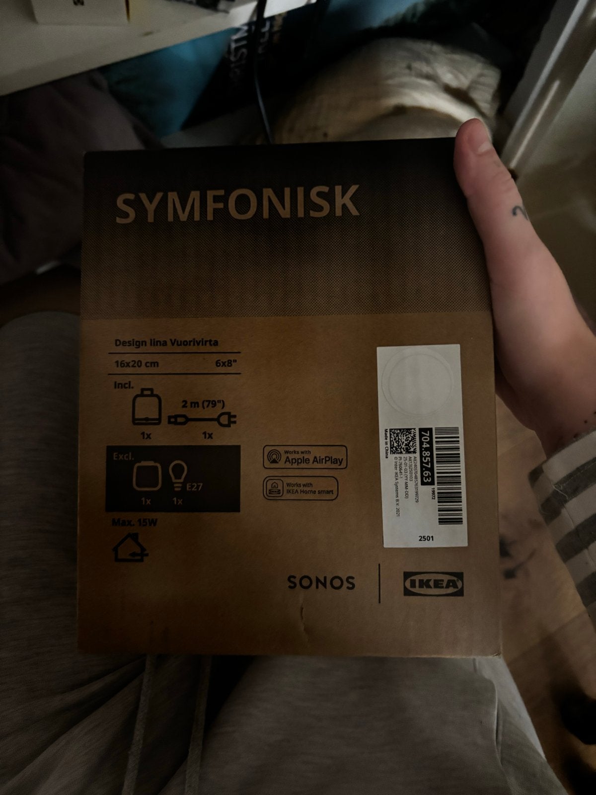 IKEA SYMFONISK WiFi boekenplank speaker met lampfunctie, WiFi, Ophalen of Verzenden, Zo goed als nieuw, Sonos