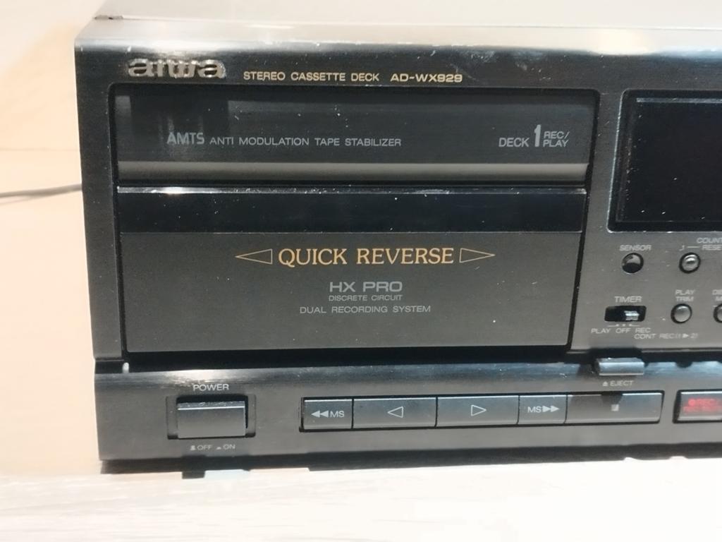 Aiwa ad-wx929E tapedeck, Ophalen of Verzenden, Overige merken