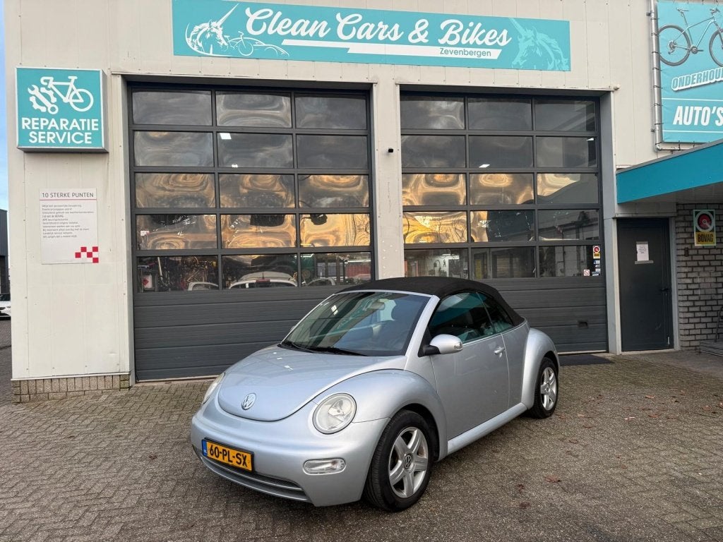 Volkswagen New Beetle Cabriolet 2.0 (bj 2004), Voorwielaandrijving, Stof, Gebruikt, Beetle (Kever)