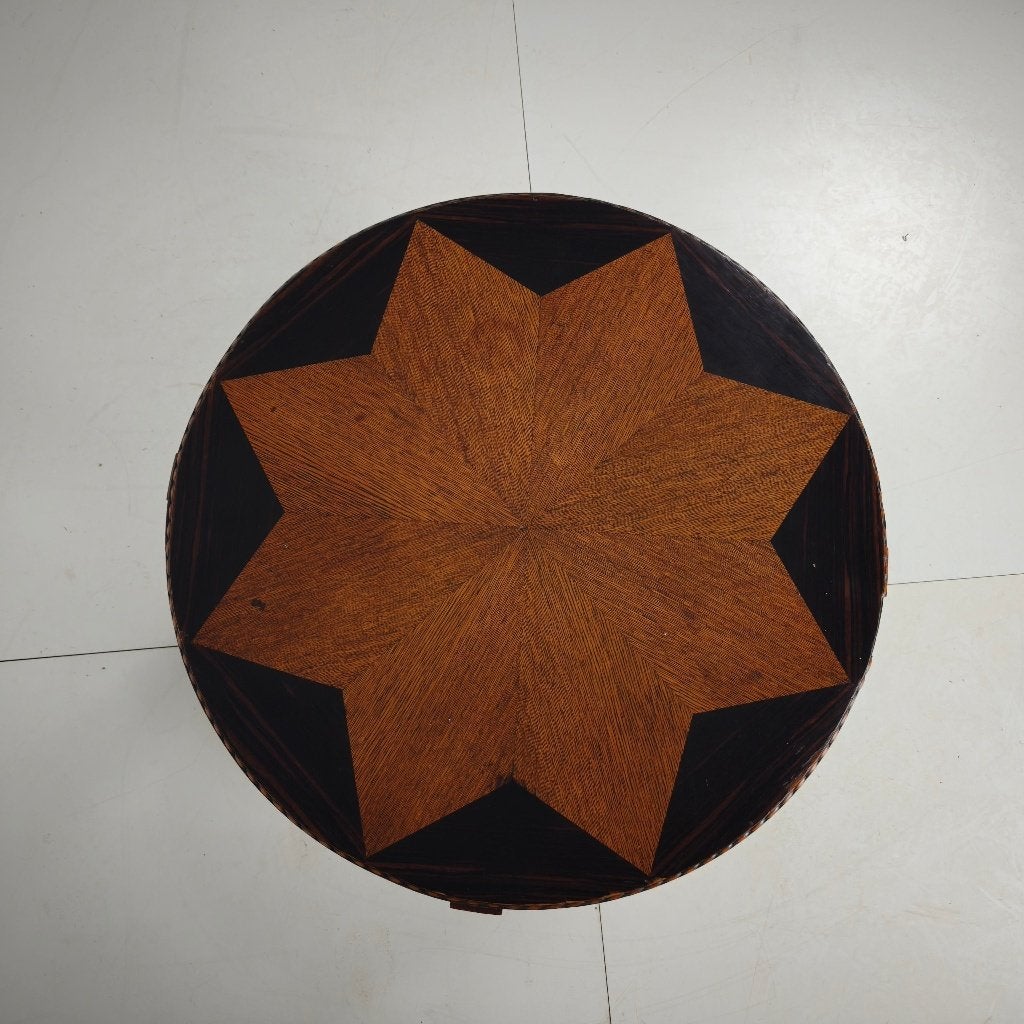 Art Deco bijzettafel met sterinleg, ca. 1920, Antiek en Kunst, Ophalen of Verzenden