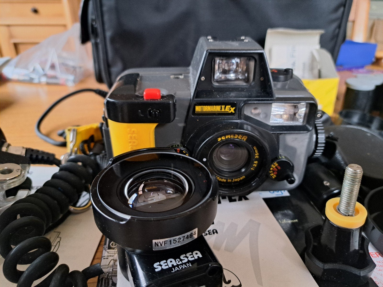 Sea & Sea Motor Marine II EX onderwatercamera set, Ophalen