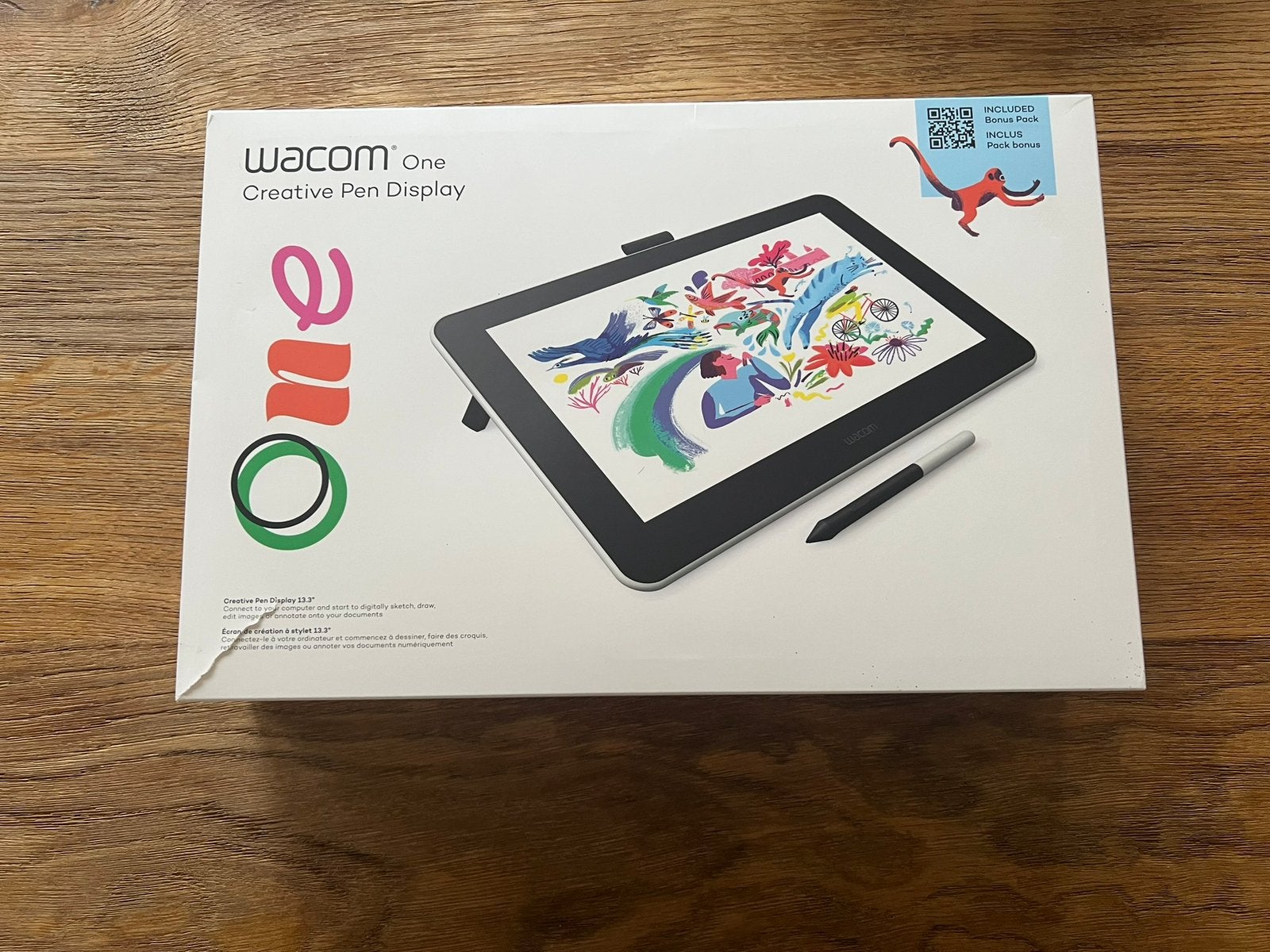 Wacom one creative pen display, Ophalen of Verzenden, Zo goed als nieuw, Bedraad