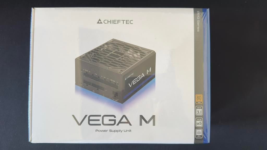 Chieftec Vega M 850W 80+ Gold modulair PSU - garantie, Ophalen of Verzenden, Zo goed als nieuw