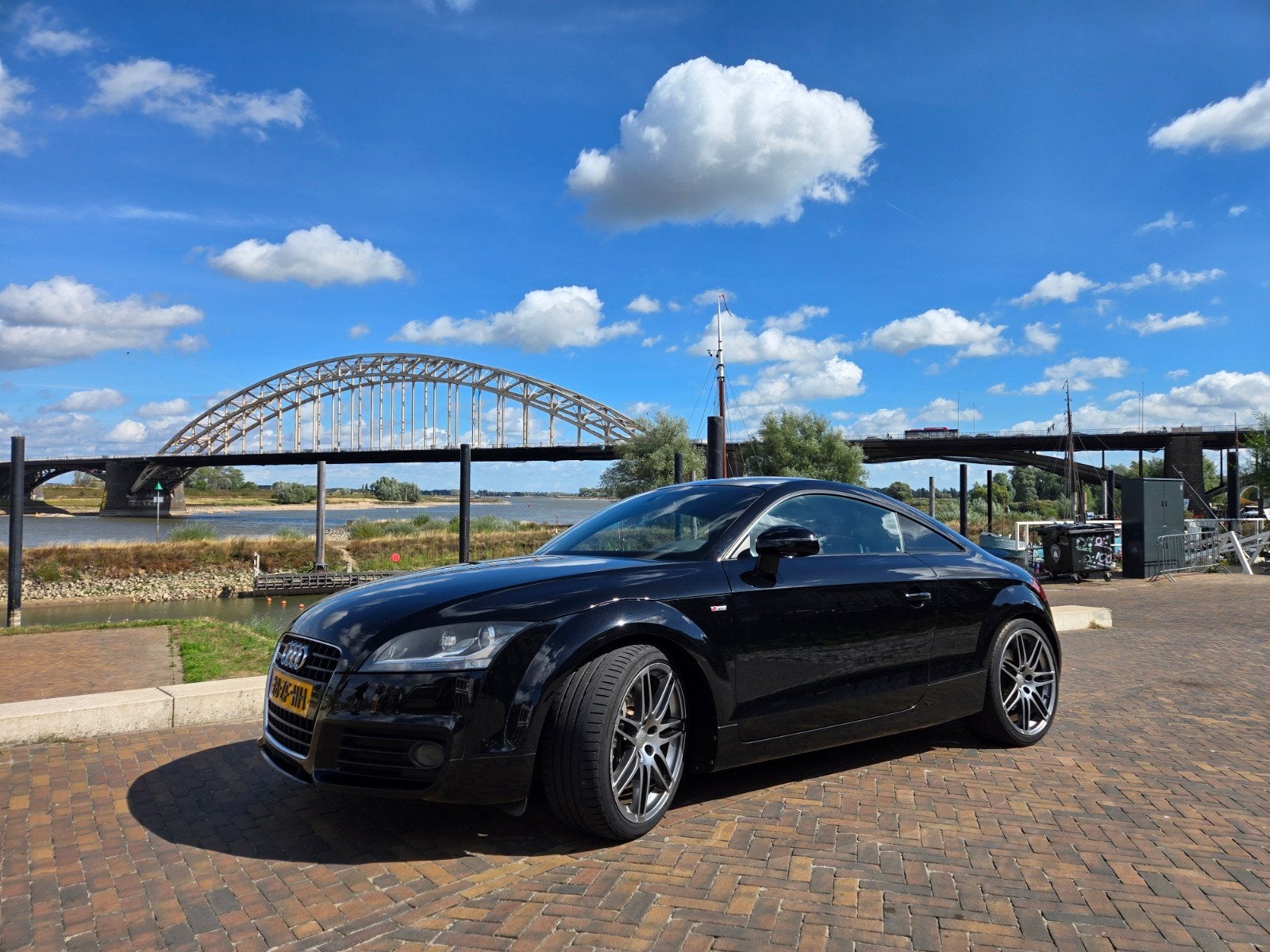 Audi TT 3.2 V6 Coupe Quattro 184KW AUT 2008 Zwart, Auto's, Automaat, TT, Zwart, 3189 cc