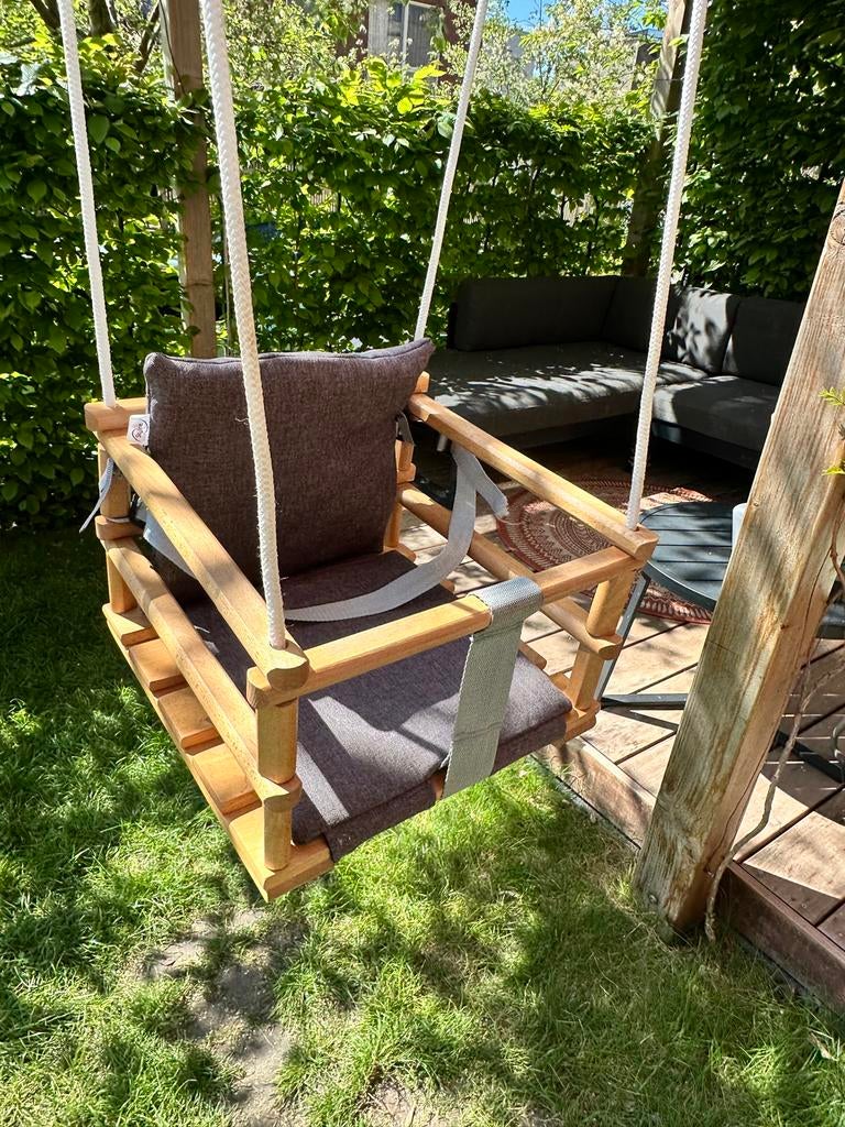 Comfortabele Peuterschommel met Kussen - Zo Goed als Nieuw, Ophalen, Zo goed als nieuw, Schommel
