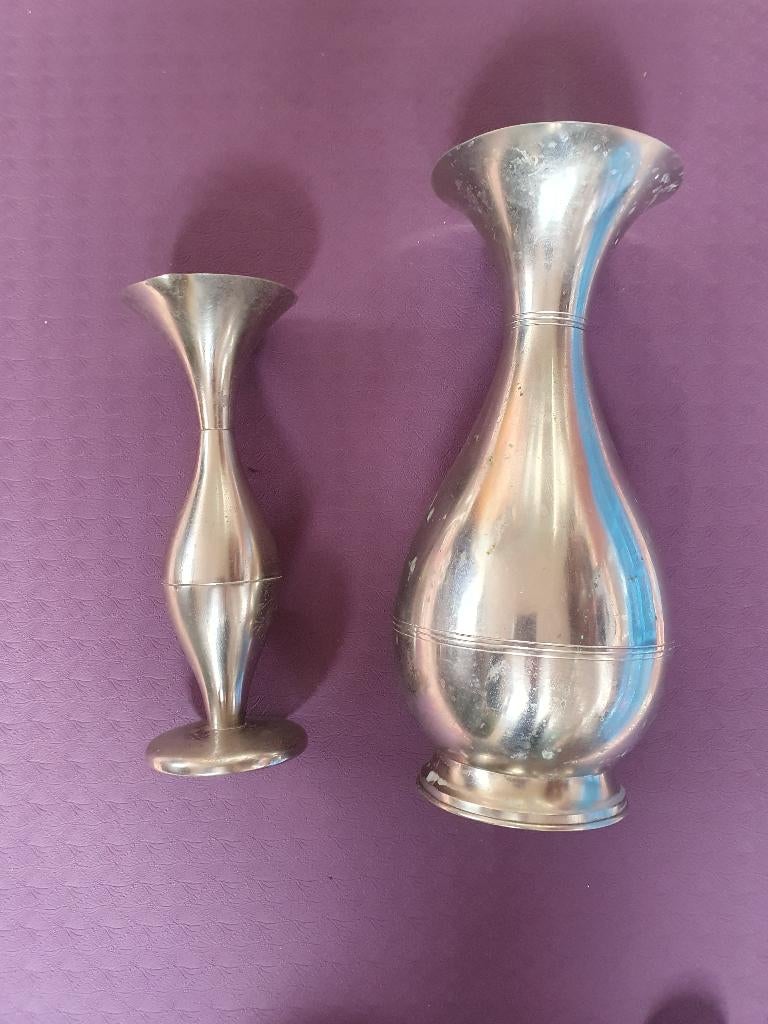 Tinnen vaasjes, Antiek en Kunst, Antiek | Tin, Ophalen