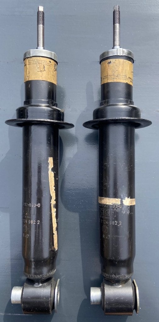 2 Originele BOGE schokdempers achterzijde BMW E28 (NOS), Ophalen of Verzenden, Nieuw, BMW