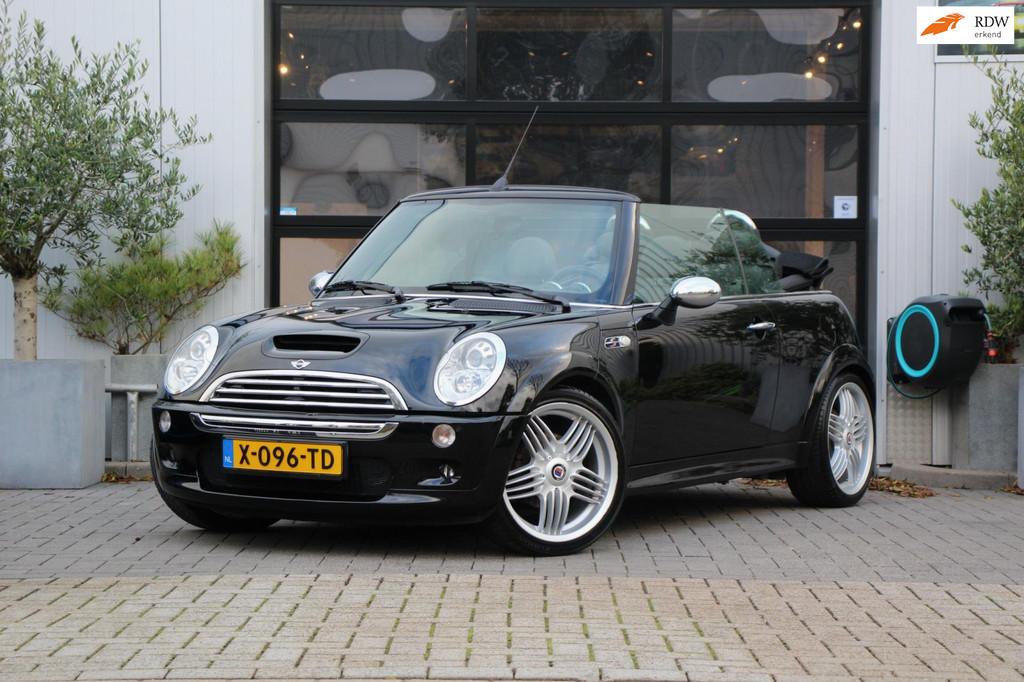 Mini Mini Cabrio 1.6 S Chili - HARMAN/KARDON - LEDER - NAVI, Auto's, Mini, Gebruikt, Zwart, 4 cilinders, Cabriolet