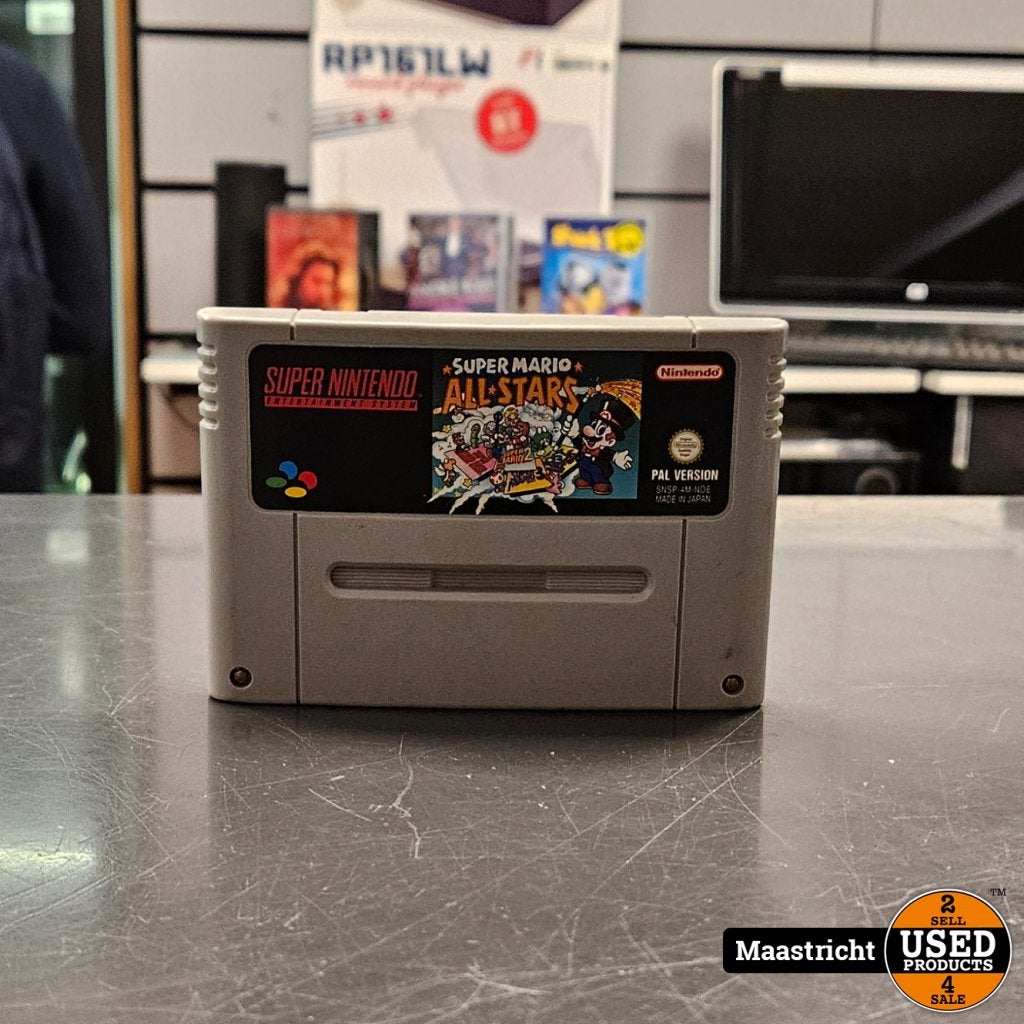Super Mario All-Stars – SNES, Nintendo, Gebruikt, Support@nintendo.com, 11-1 Hokotate-cho, Kamitoba, Minami-ku
Kyoto 601-8501
Japan