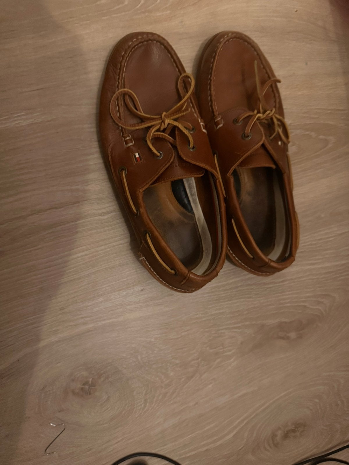 Leren tommy hilfiger bootschoenen, Ophalen of Verzenden, Zo goed als nieuw