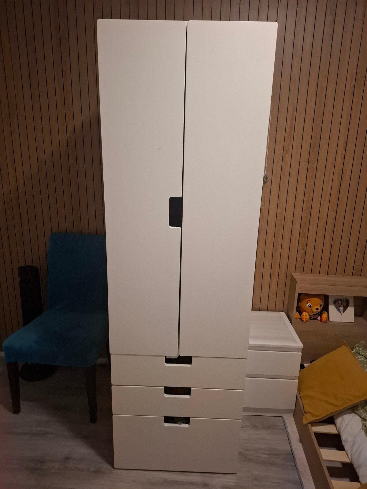 Witte Kinderkast met Laden - Ruime Opbergoplossing, Ophalen, Gebruikt, Minder dan 50 cm, 90 tot 105 cm