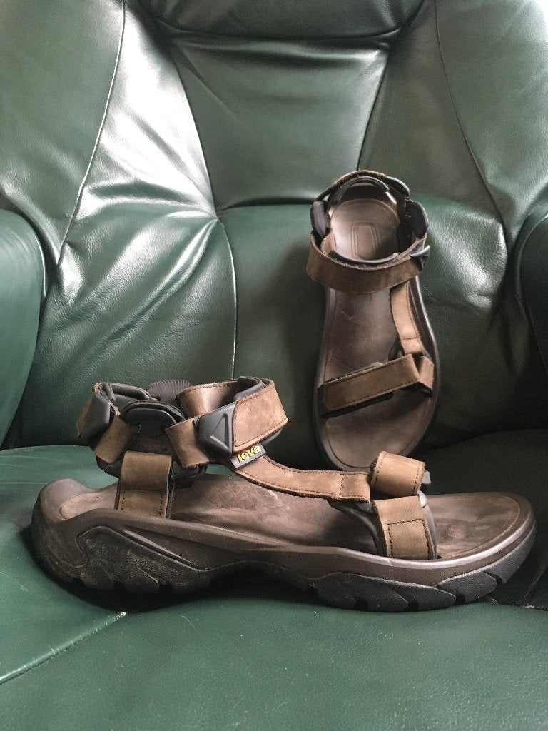 Teva Terra sandalen maat 42, Sandalen, Bruin, Zo goed als nieuw, Ophalen of Verzenden