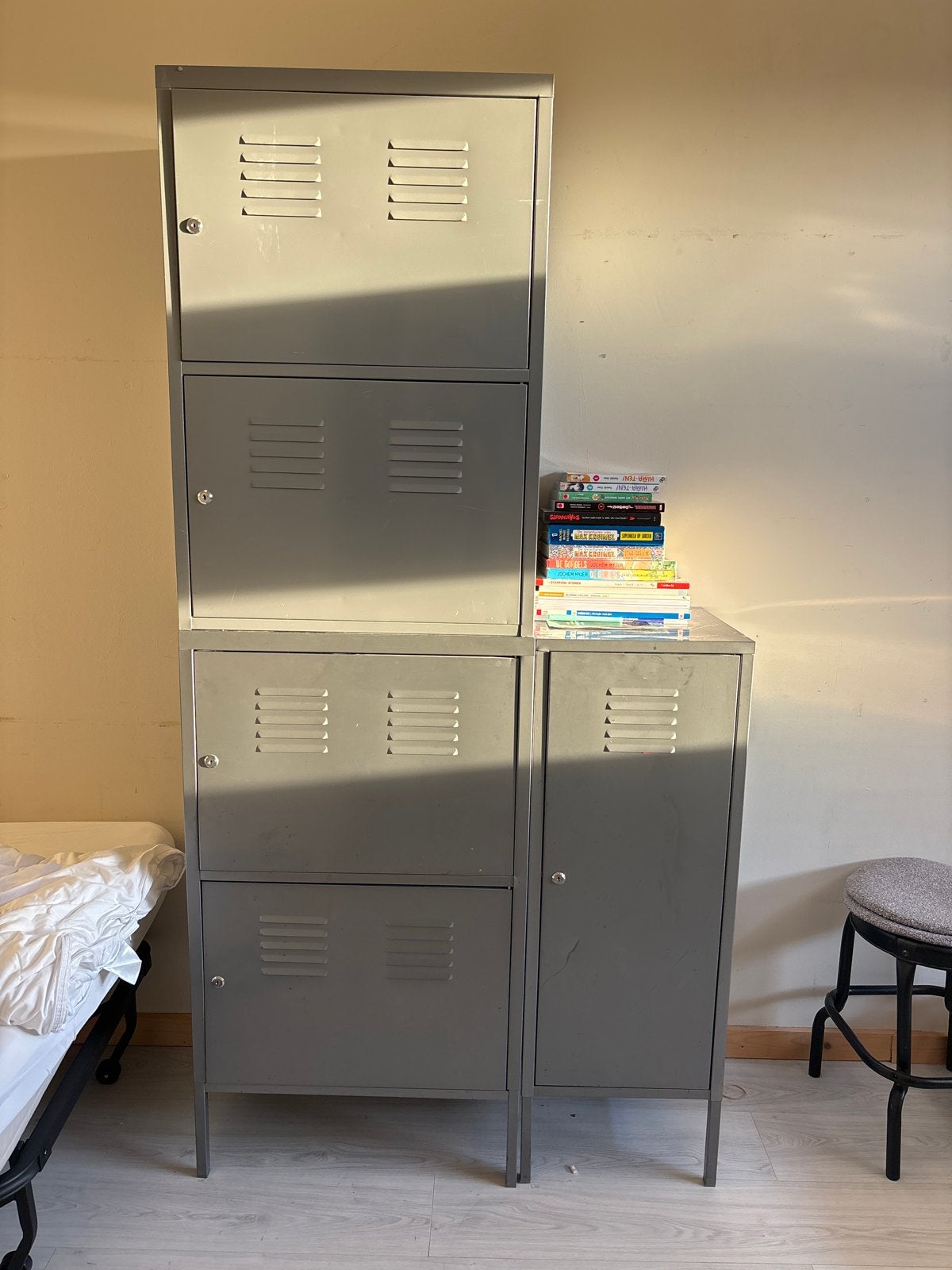 IKEA PS Kasten Locker - Grijs Metalen Opbergkast, Huis en Inrichting, Ophalen, Gebruikt