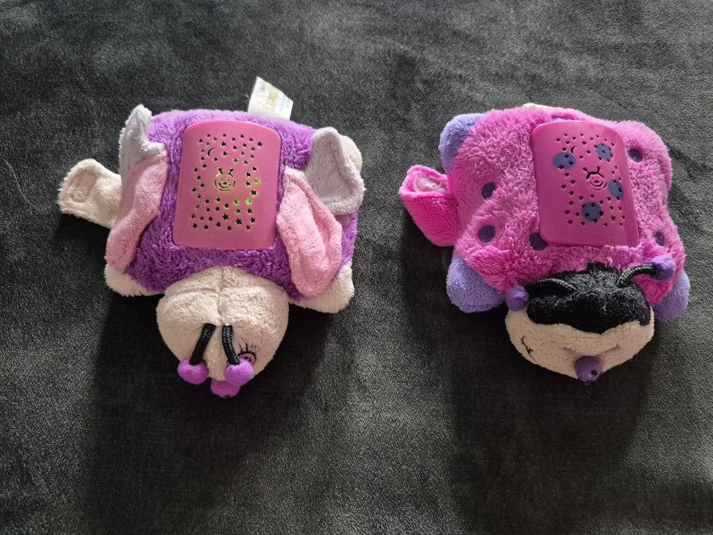 Pillow Pets Dream Lites Vlinder Nachtlamp Knuffel, Paars, Met licht, Overige typen, Ophalen of Verzenden