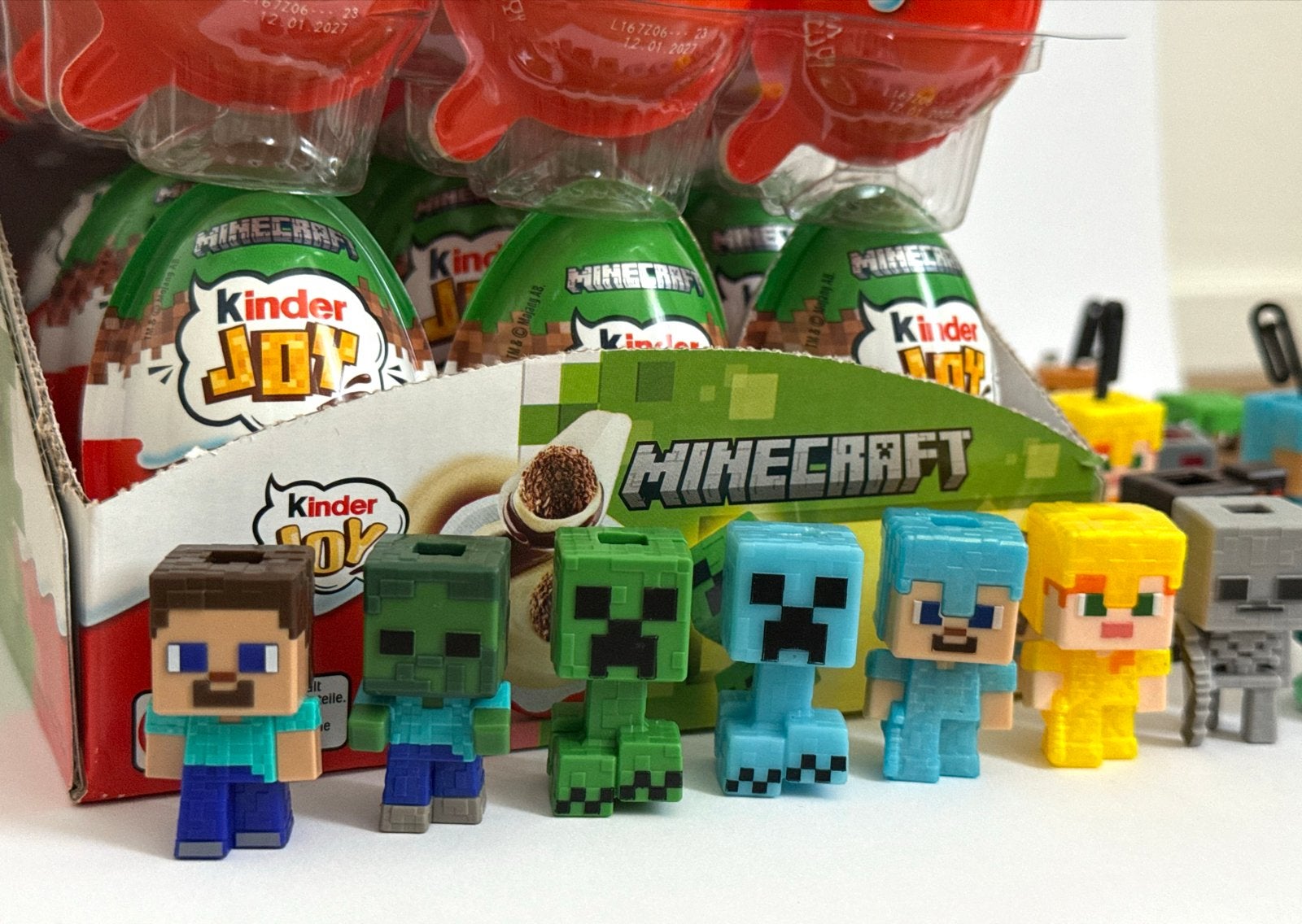 Minecraft Kinder Joy speeltjes, Ophalen of Verzenden, Nieuw, Jongen of Meisje