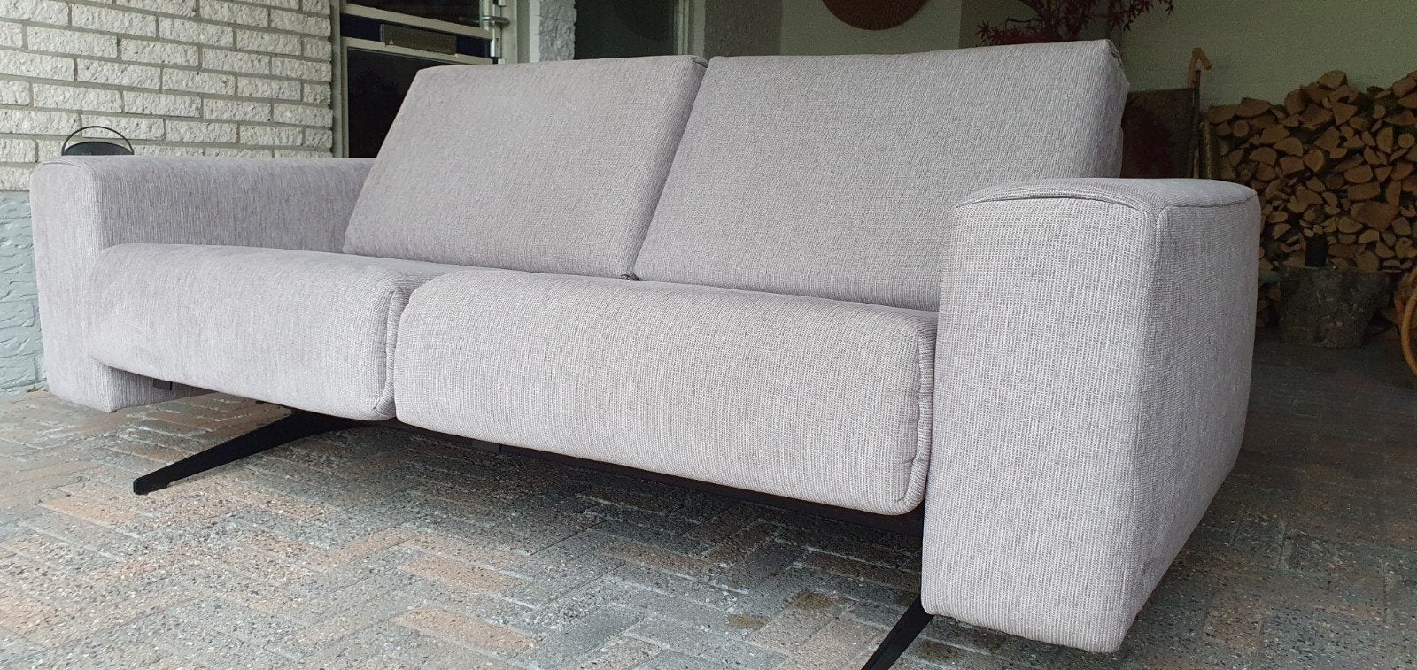 Ekornes Stressless 2-zitsbank - Zo goed als nieuw, Ophalen, Modern, Scandinavisch, 150 tot 200 cm, Tweepersoons