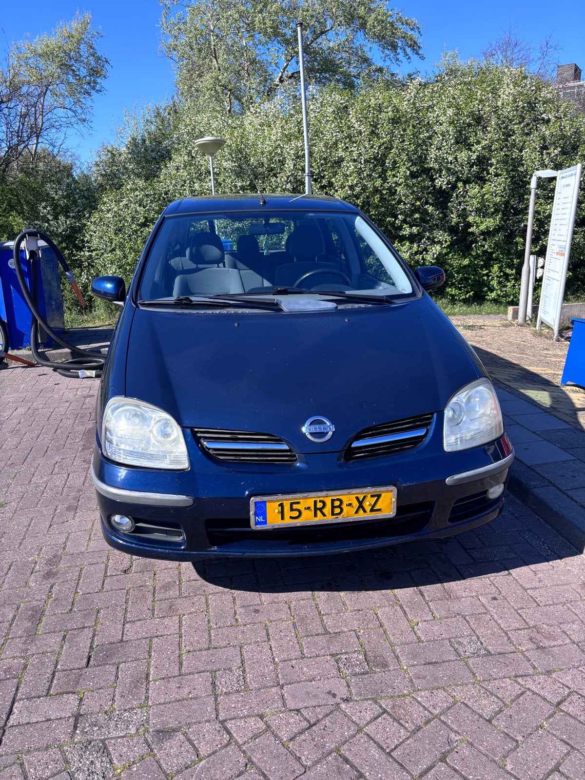 Nissan Almera Tino 1.8 2005 Blauw, 4 cilinders, Origineel Nederlands, 115 pk, 66 €/maand
